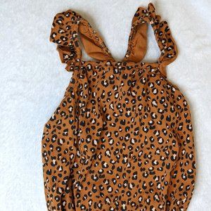 Rylee and Cru Leopard Bubble Romper